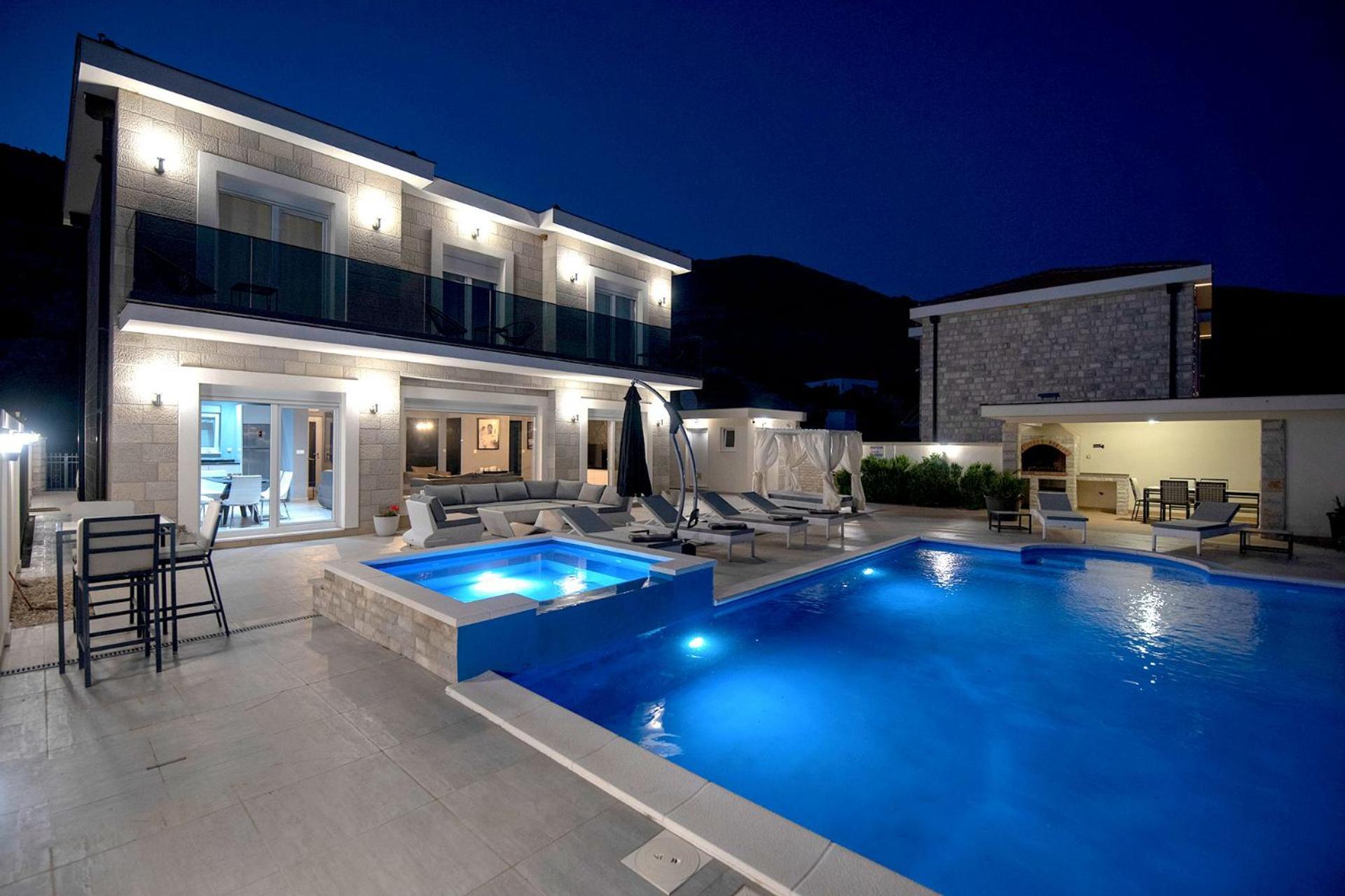 Luxury Villa Miriam With Private Pool And Jet Pool Near Dubrovnik Ivanica Exteriér fotografie